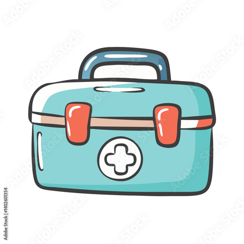 first aid kit icon, first aid kit vector illustration-simple illustration of first aid kit, perfect for first aid kit logos and icons