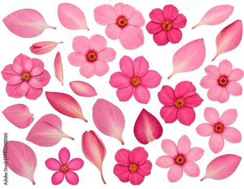 Wallpaper Mural Pink Dahlia Flower Petals and Blooms Collection Torontodigital.ca