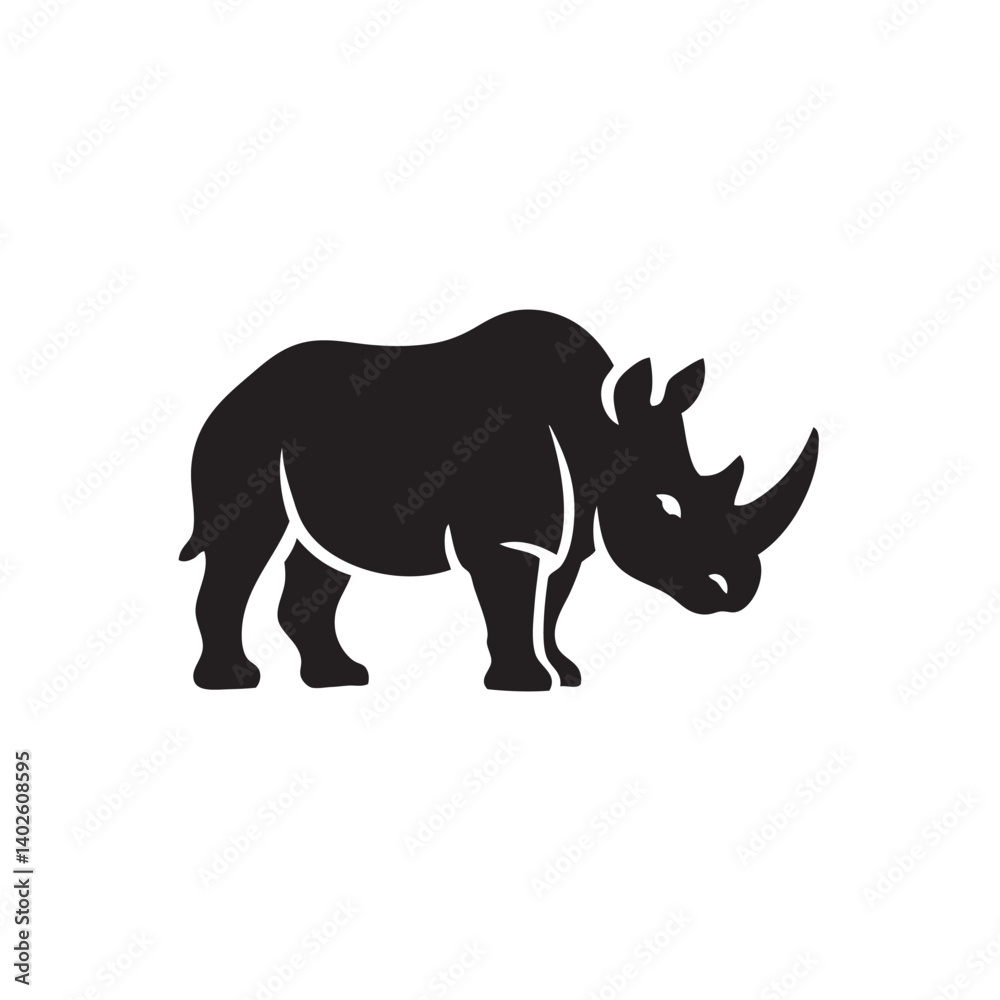 rhino vector illustration