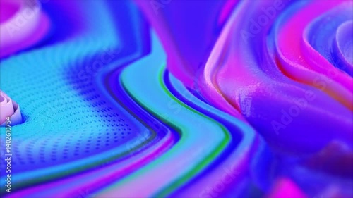 Smooth Gradient Flow Animation | Modern Liquid Abstract Design | cyan magenta red blue