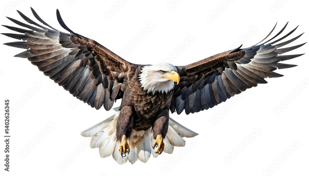 Obraz premium Bald Eagle in Flight