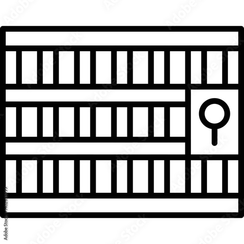 Jail Icon Vector Element