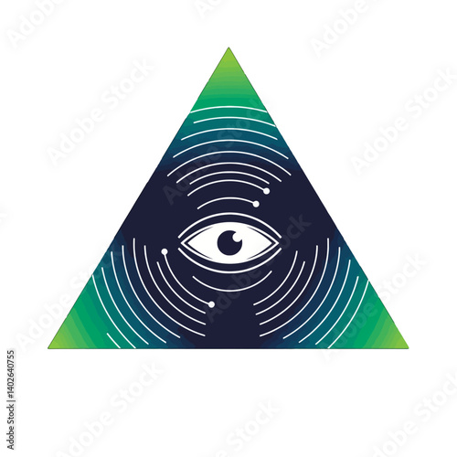 All Seeing Eye in Triangle