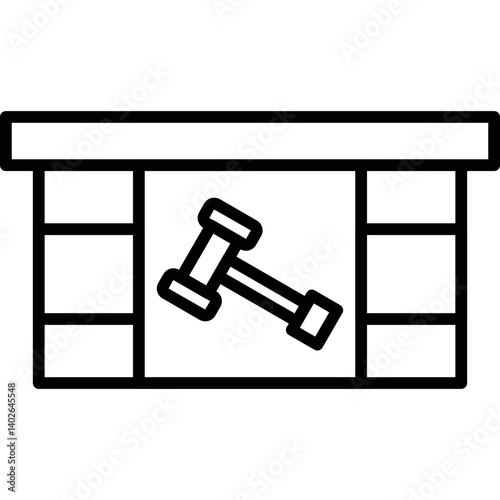 Auction Icon Vector Element