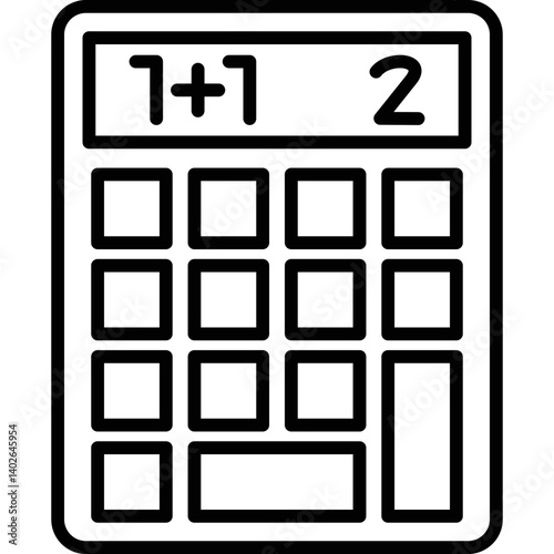 Calculator Icon Vector Element