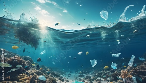 Ocean Pollution Plastic Waste and Marine Life