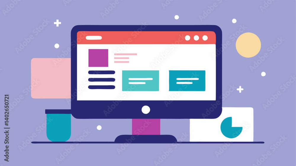 Inclusive Online Space A computer screen displaying a website with accessibility features such as adjustable font sizes color contrast options and keyboard navigation representing