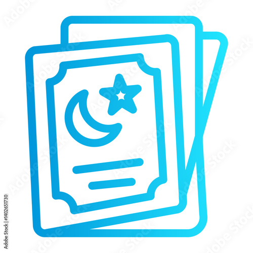icon quran with style gradient