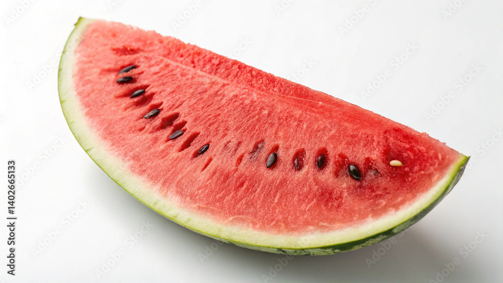 a-single-cross-section-slice-of-a-bright-red-water a-single-cross-section-slice-of-a-bright-red-water