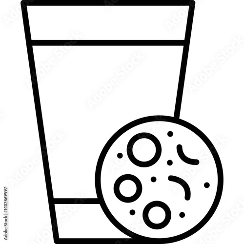Milk Icon Vector Element