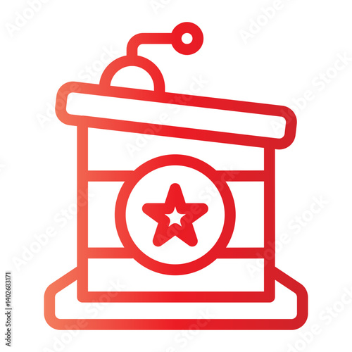 pulpit gradient icon