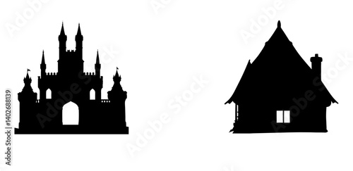 Architectural Silhouettes Bold Black Building Designs Across Styles