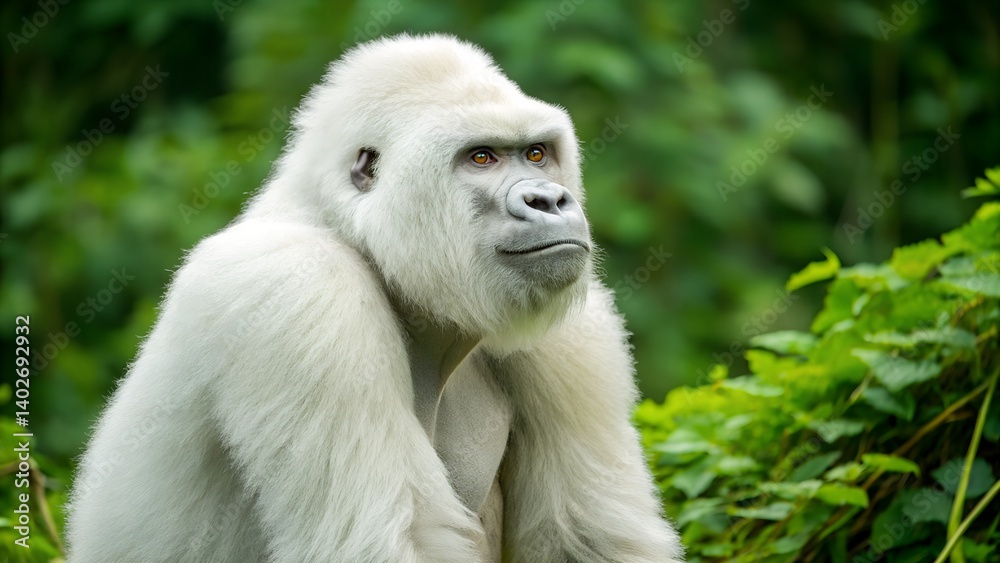 Obraz premium White Gorilla.