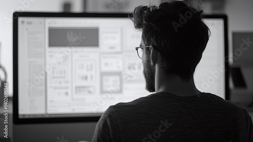 Tapety artystyczne Product designer iterates feature flows using feedback replay modes.