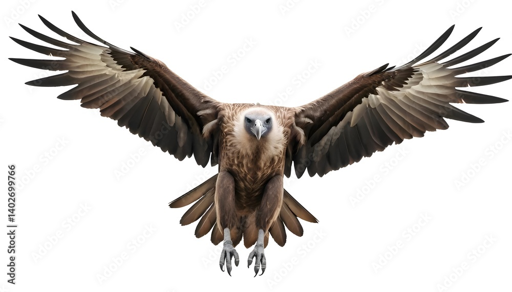 Fototapeta premium Majestic Vulture in Flight