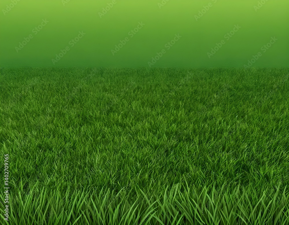 Obraz premium Lush Green Grass Field