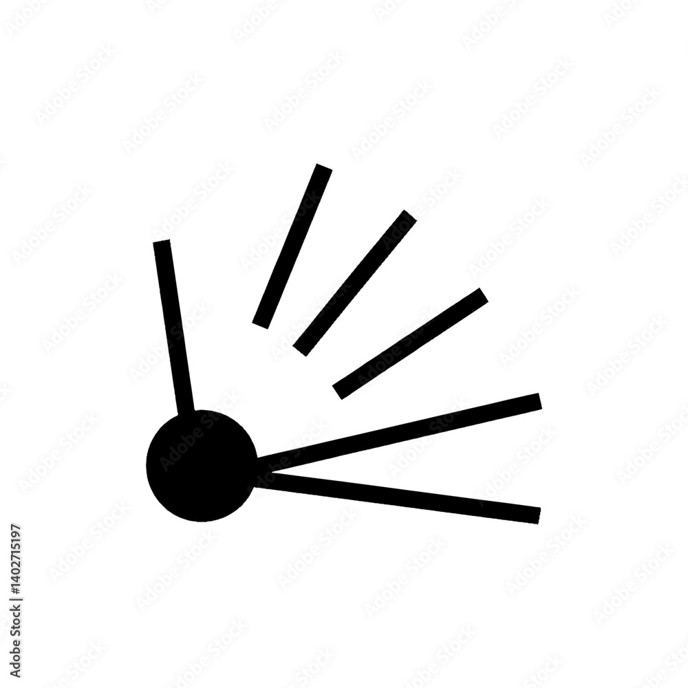 Throw Minimalistic Outline SVG Vector, line art Throw Minimalistic Outline SVG Vector, line art