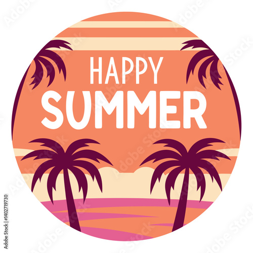 Wallpaper Mural          Summer vibes vector illustration.
 Torontodigital.ca