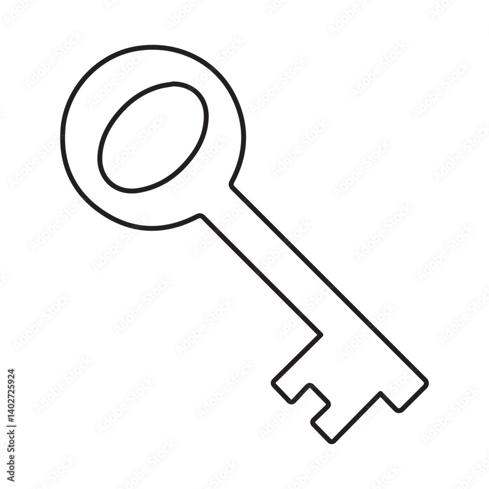key line icon key line icon