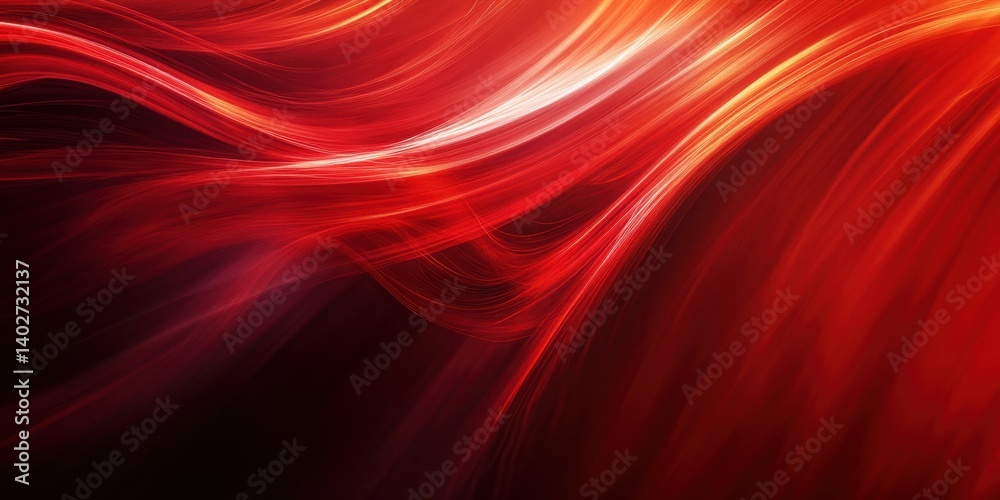 Red and orange flowing lines create abstract artistic backgrounds Red and orange flowing lines create abstract artistic backgrounds