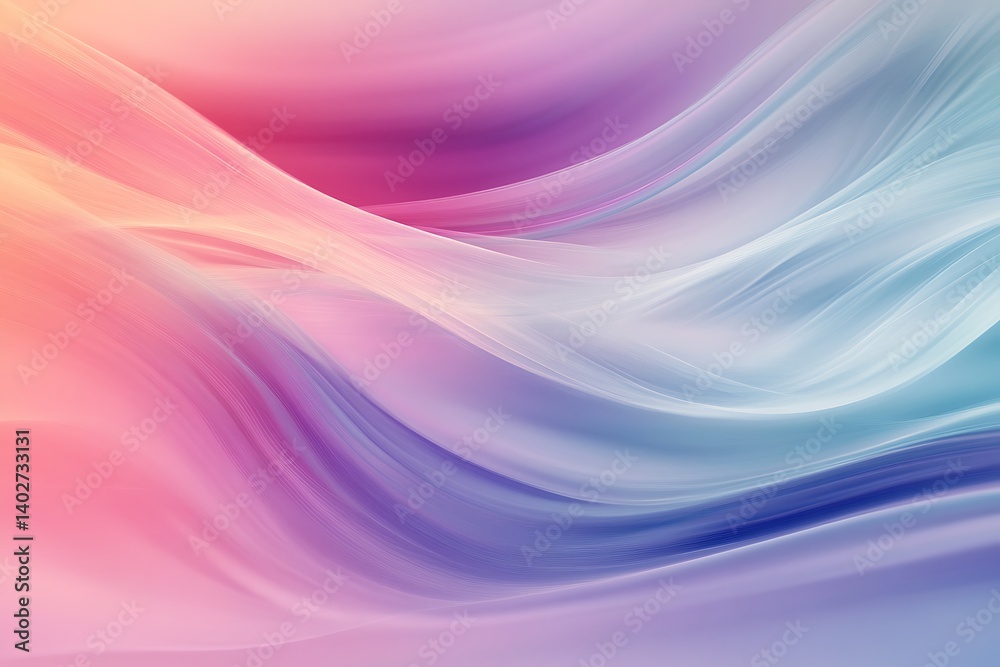 Fototapeta premium A ilustrator style background with soft flowing color