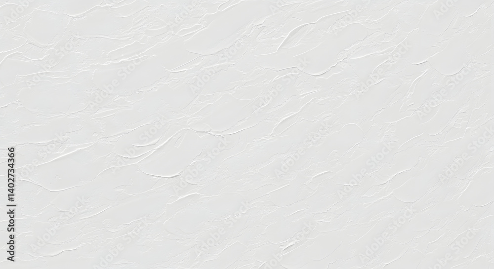 Fototapeta premium Subtle Depth—Rough Oil Painted Surface on a Clean, Minimalist White Background