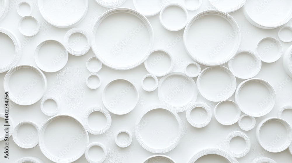 A white background with a pattern of white circles. A white background with a pattern of white circles.