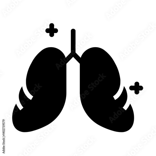 lungs Solid icon