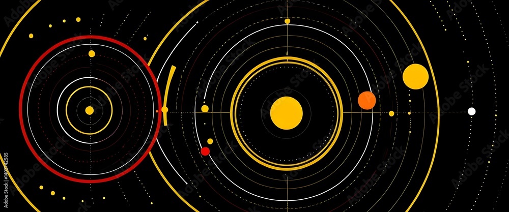 Obraz premium Abstract Cosmic Pattern
