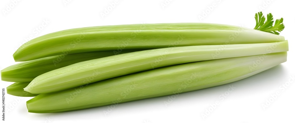 Fototapeta premium Fresh Green Celery Stalks