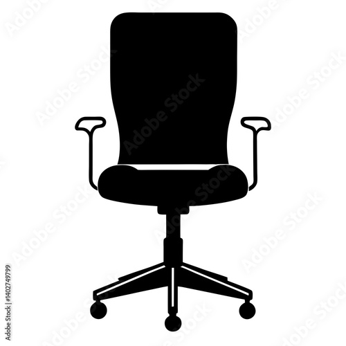 office chair isolated on white
