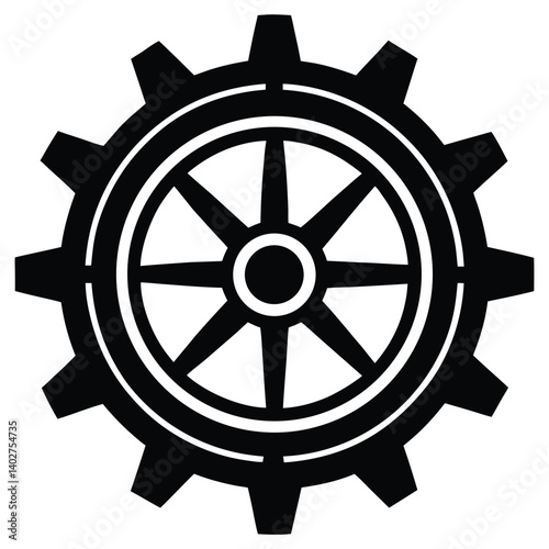 steering wheel vector illustration