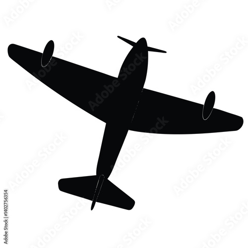airplane isolated on white background