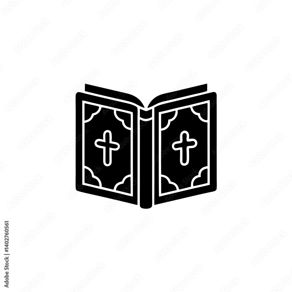 creative details Bible Icon Vector Illustration creative details Bible Icon Vector Illustration