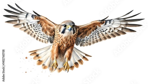 American Kestrel in Flight