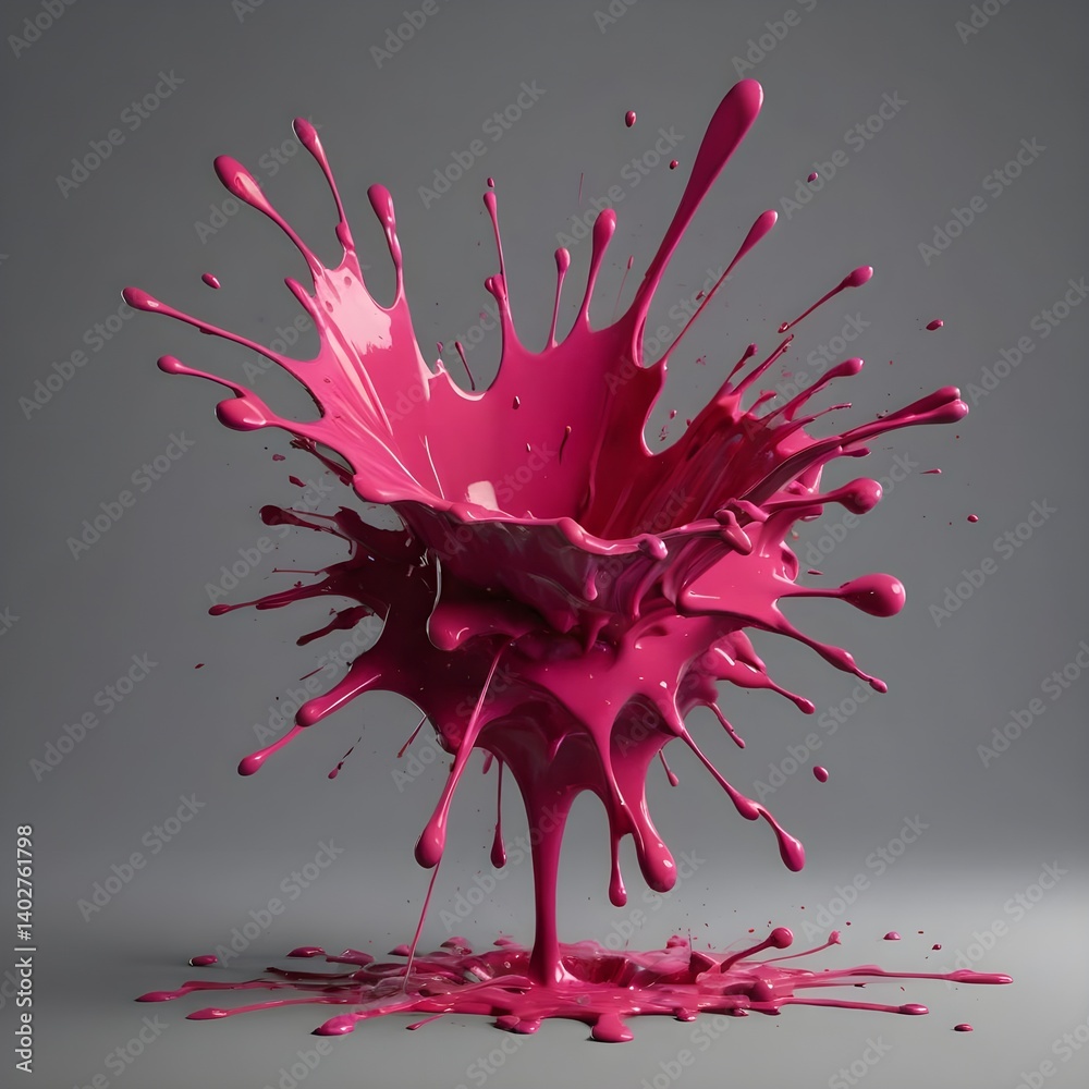 Pink Paint Explosion