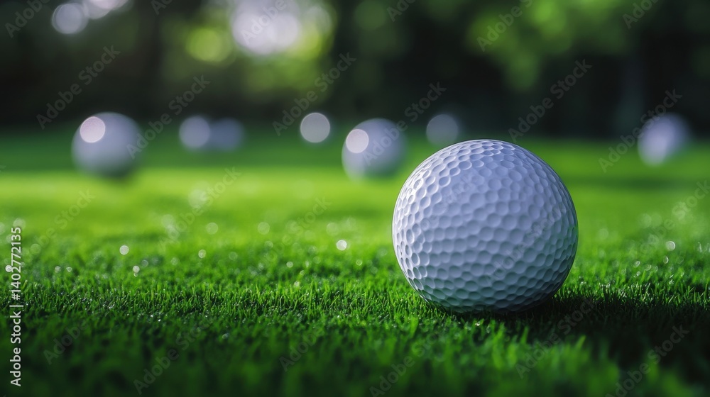 Obraz premium golf ball background.