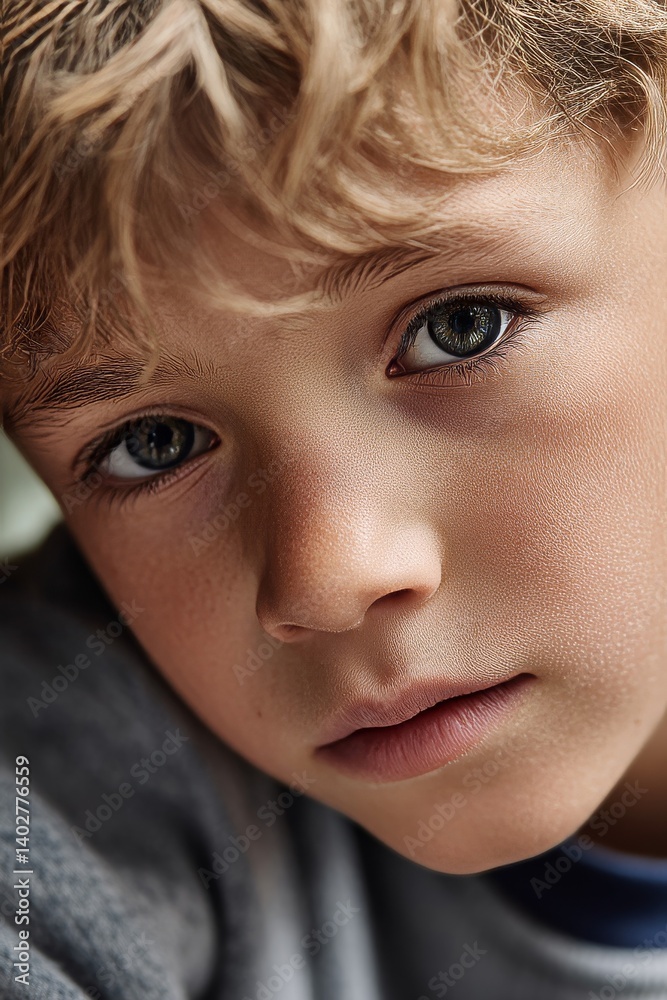 Boy 5-6 looking to camera, close up, portrait, vertical shoot Boy 5-6 looking to camera, close up, portrait, vertical shoot