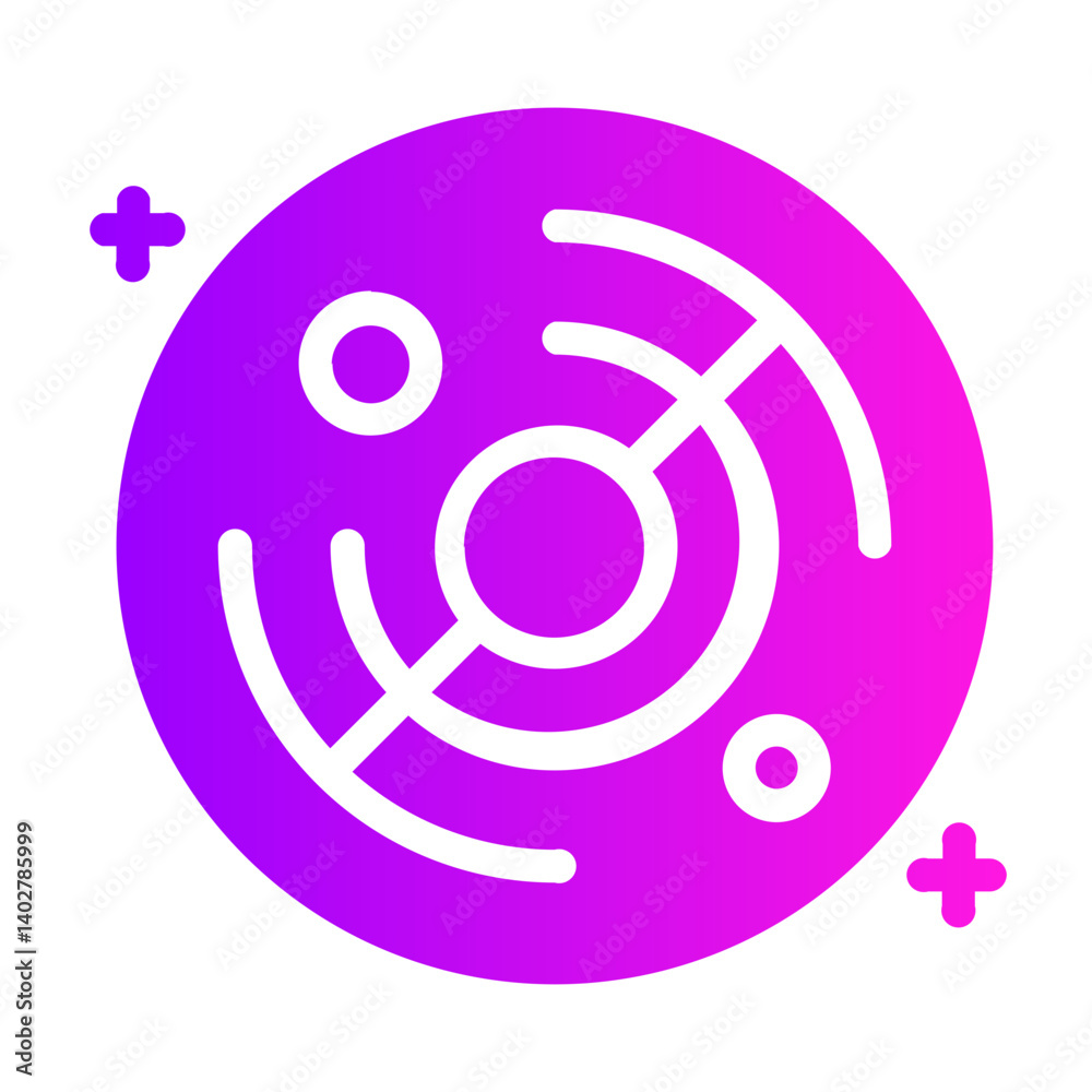 molecule Gradient icon