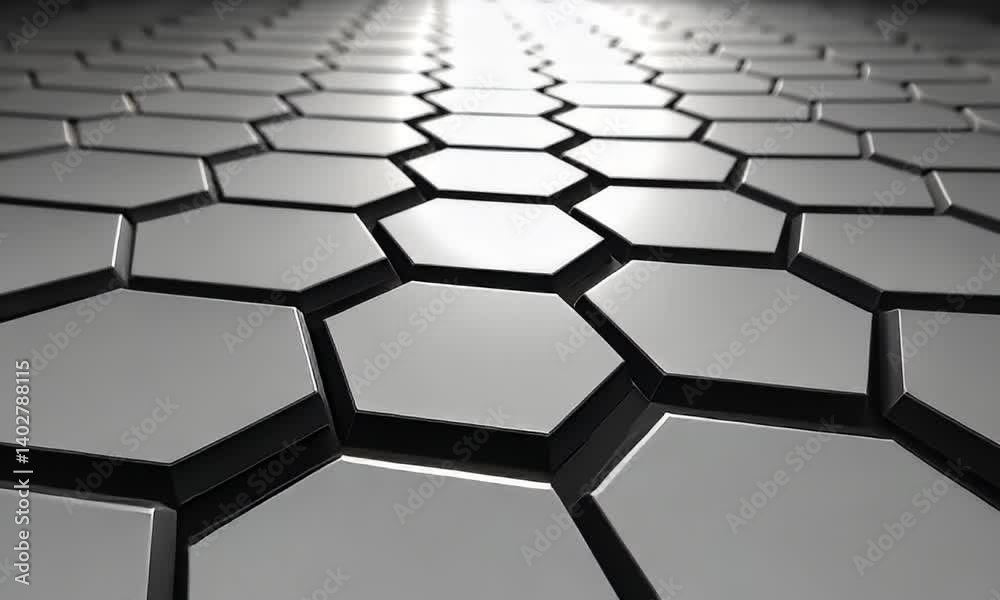 Abstract hexagonal pattern