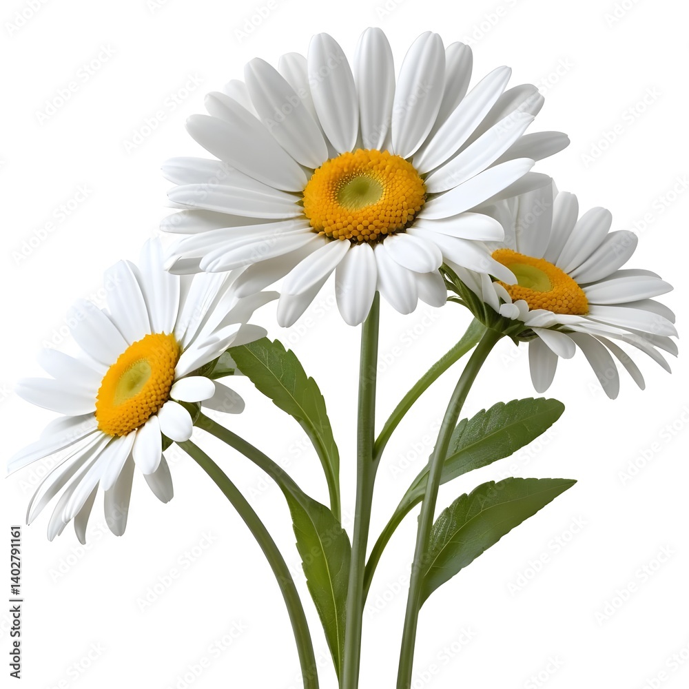 Fototapeta premium Three Daisies