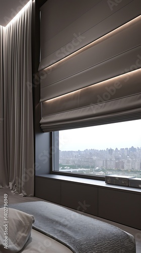 Modern Bedroom Window Treatments