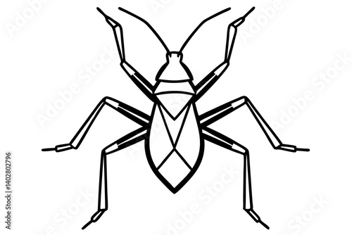 High-quality vector illustration of various insects, ideal for scientific, educational, and design purposes. This detailed and scalable artwork features common insect species such as mosquitoes, flies