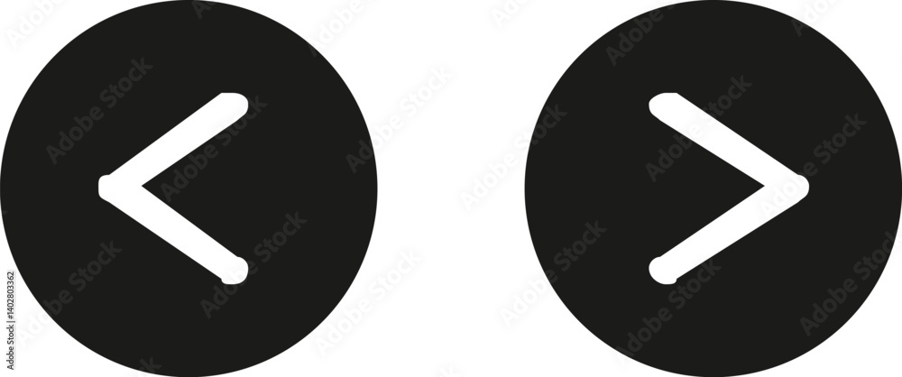 Back Next button icon. left right round caret icon Back Next button icon. left right round caret icon