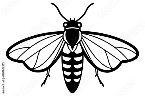 High-quality vector illustration of various insects, ideal for scientific, educational, and design purposes. This detailed and scalable artwork features common insect species such as mosquitoes, flies