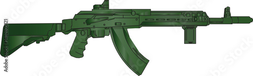 The Illustration of the assault riffle weapon type
