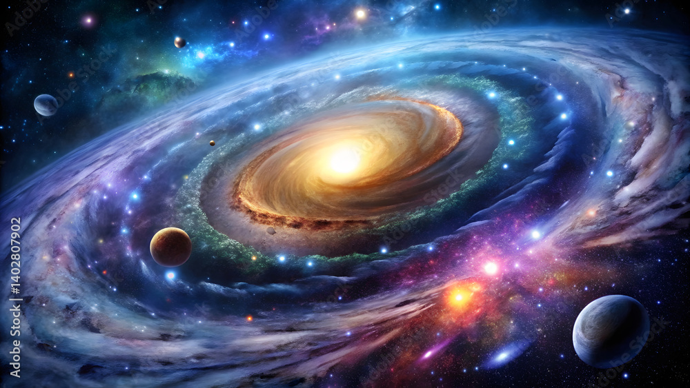 Obraz premium abstract space background