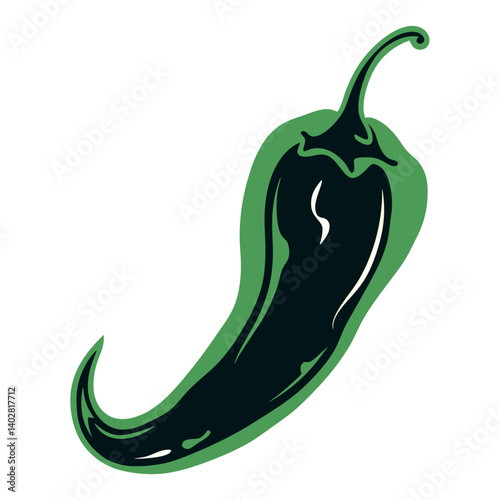 Hot Chili Pepper Vector illustration