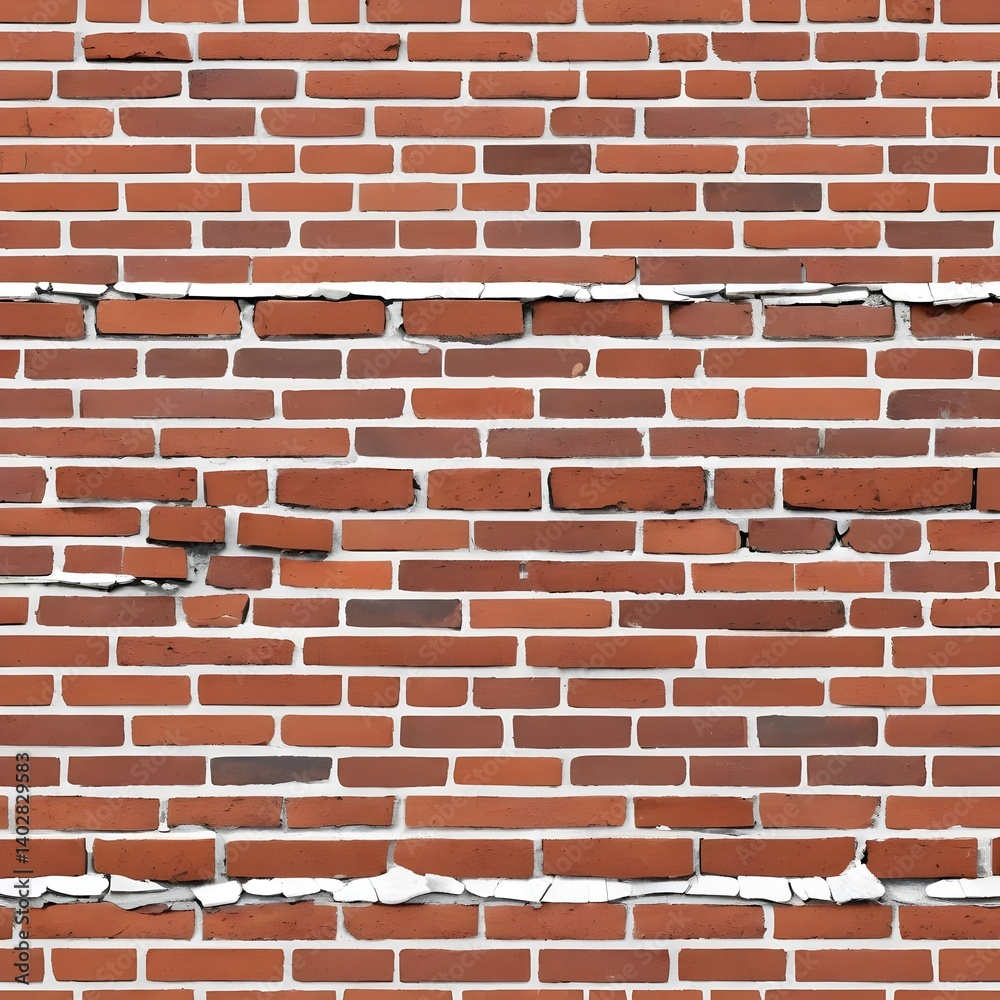 Fototapeta premium Damaged Brick Wall Texture