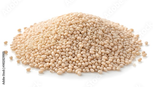 Pile of Organic White Quinoa Seeds